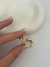 ARGOLA MEIO A MEIO BANHADO A OURO 18K - comprar online