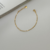 PULSEIRA MINI CORAÇÃO BANHADO A OURO 18K - comprar online