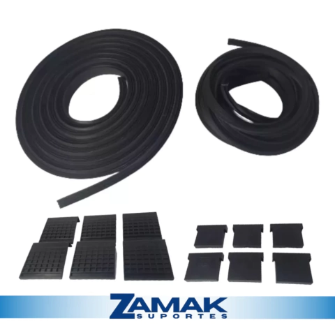 Kit de Borrachas, Calços e Cunhas para Perfil Infinity Sobrepor/Embutir - comprar online
