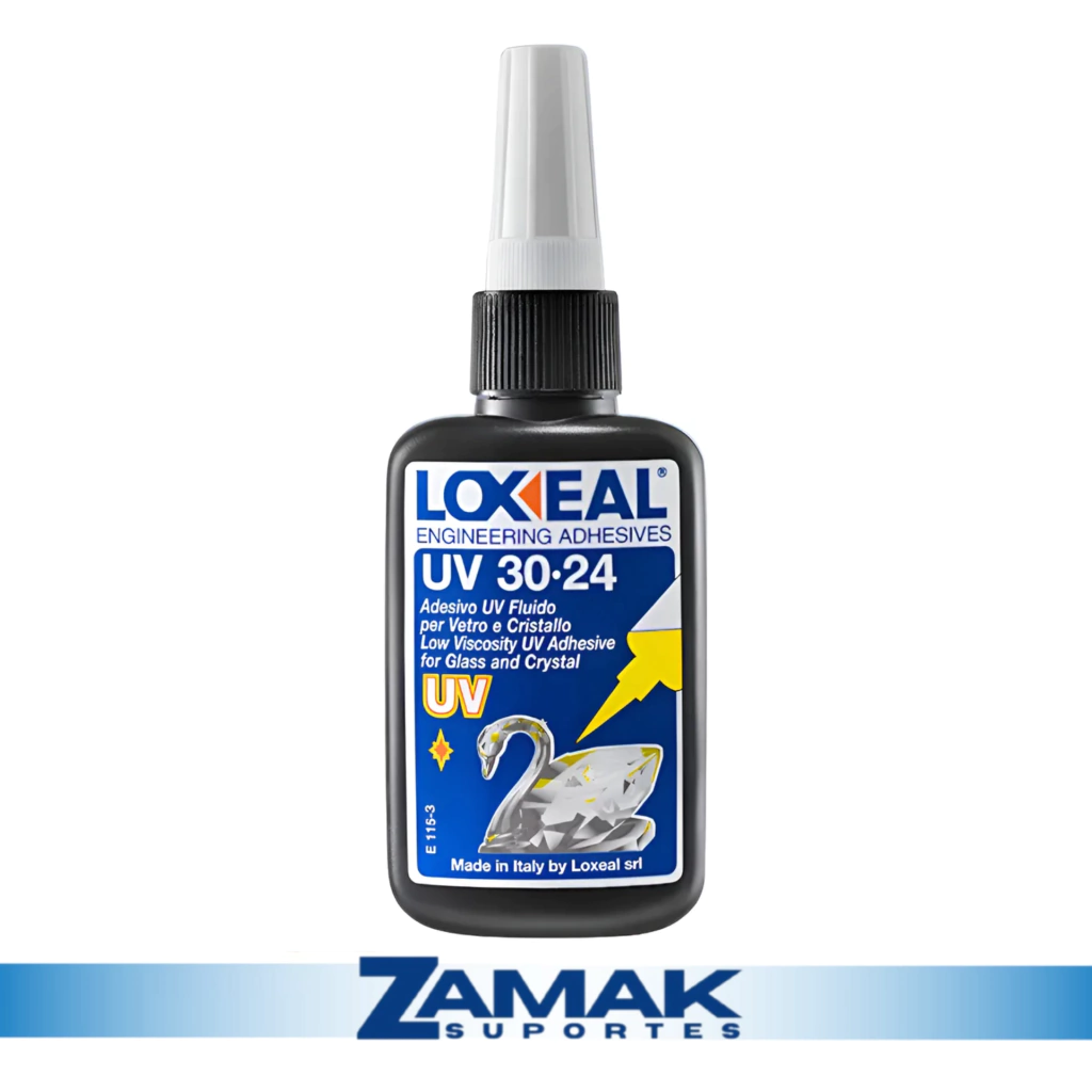 Cola Uv Loxeal 30 24 Vidro Vidro Metal 50ml