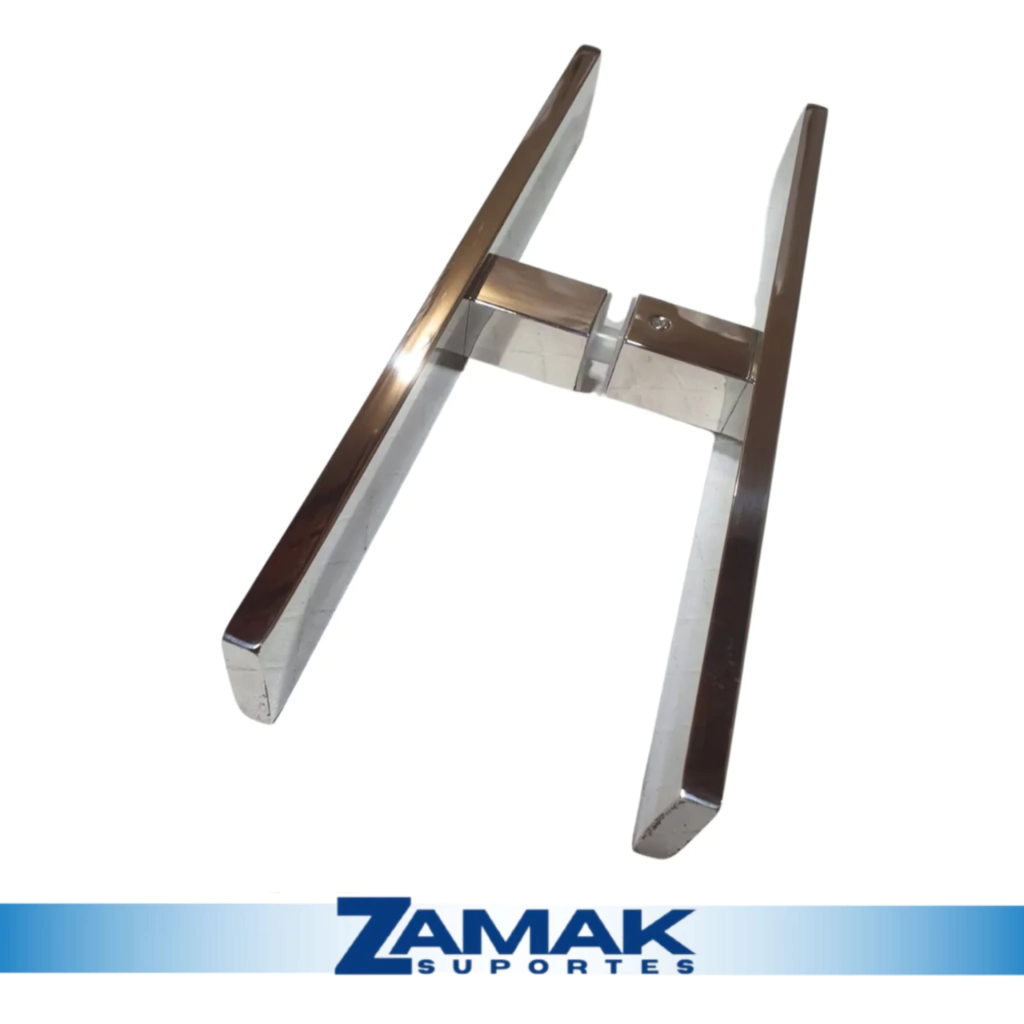 Puxador 1 Furo Barra Chata 30 cm Aço Inox 304