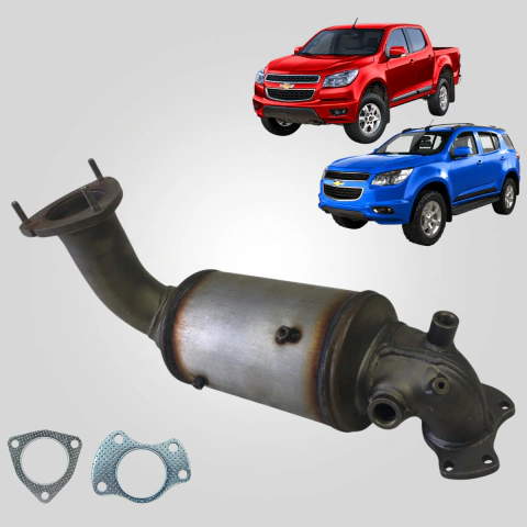 Catalisador Trailblazer 2.8 Diesel 2013 2014 2015 2016 - WAY 547577RC (2 Entradas p/ Sensores)