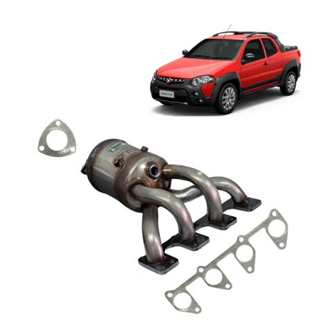 Catalisador Strada 1.8 8v 2006 2007 2008 2009 2010 - NALU 10100