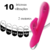 Vibrador Rabbit 2 Motores Ponto G e Clitóris 10 Modos - comprar online