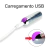 Mini Vibrador 7,6x2cm De 10 Velocidades à Prova de Água USB - loja online