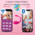 Imagem do Vibrador Estilo Golfinho 12x4,6cm Controle Bluetooth Bola de Pompoarismo
