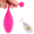 Vibrador Estilo Golfinho 15,5x3,2cm Controle Remoto Sem Fio
