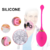 Vibrador Estilo Golfinho 15x4cm Bola Pompoarismo Bluetooth - Sexshop Prazer Absoluto - Atacado e Varejo Com Frete Grátis |Recomendado|