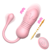 Vibrador Estilo Golfinho 19,3x3,3cm Movimento Telescópico Controle Remoto Sem Fio