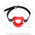 Mordaça Lábios Boca Silicone BDSM Sadomasoquismo - Várias Cores - comprar online