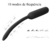 Plug Cateter Vibrador Dilatador Uretra de Silicone Macio BDSM Sadomasoquismo 4 M