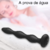O Plug Anal Vibrador Longo Com Choque Elétrico é a prova de água