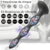 O Plug Anal Vibrador Longo Com Choque Elétrico possui três motores com 10 frequências de vibrações e 5 modos de choque
