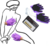 Luva Com Choque Elétrico De Silicone Para Massagem BDSM Sadomasoquismo - comprar online