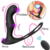 Plug Anal Com Vibrador Duplo Anel Peniano Com Controle Remoto - Sexshop Prazer Absoluto - Atacado e Varejo Com Frete Grátis |Recomendado|