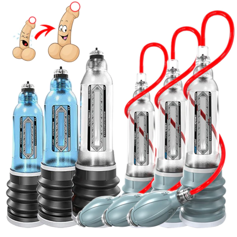 Bomba de Aumento Peniano Bathmate Hydromax Aumentar Pênis Vácuo de Água