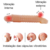 Capa Peniana Aumenta 5cm Com Vibrador Pênis Camisinha Reutilizável Texturizada na internet
