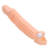 Capa Peniana Aumenta 5cm Com Vibrador Pênis Camisinha Reutilizável Texturizada - comprar online