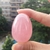 Imagem do Pompoarismo Pedra Genuína de Quartzo Rosa Bolas de Kegel Para Pompoar