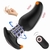 Plug Anal Vibrador 14 x 4cm Com Controle Remoto E Grânulos Rotativos