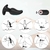Plug Anal Vibrador 14 x 4cm Com Controle Remoto E Grânulos Rotativos