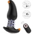 Plug Anal Vibrador 14 x 4cm Com Controle Remoto E Grânulos Rotativos - comprar online