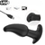 Plug Anal Vibrador 14 x 4cm Com Controle Remoto E Grânulos Rotativos