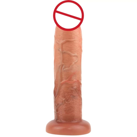 Pênis Médio e Grande Com Dupla Camada de Silicone Macio 22.5x4 e 16x3.3