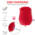 Vibrador Sugador de Clitóris Com Língua Flor - comprar online