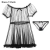 Camisola Erótica Sexy Transparente (Branca e Preta) - loja online