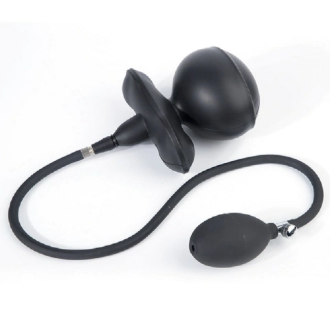 Mordaça De Silicone Inflável Grande Sem Cinta BDSM Sadomasoquismo