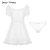 Camisola Erótica Sexy Transparente (Branca e Preta) na internet