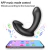 Plug Anal Vibratório 10,5x2,8cm Bluetooth USB a Prova de Água