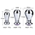 Plug Anal Grande Aço Inox de 4cm à 6,2cm de Diâmetro - Sexshop Prazer Absoluto - Atacado e Varejo Com Frete Grátis |Recomendado|