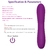 Vibrador 17,2x3,2cm 7 Velocidades Silicone USB - loja online