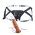 Pênis Com Cinta 24,5 x 5,5cm Strapon Silicone Realístico Com Ventosa - comprar online