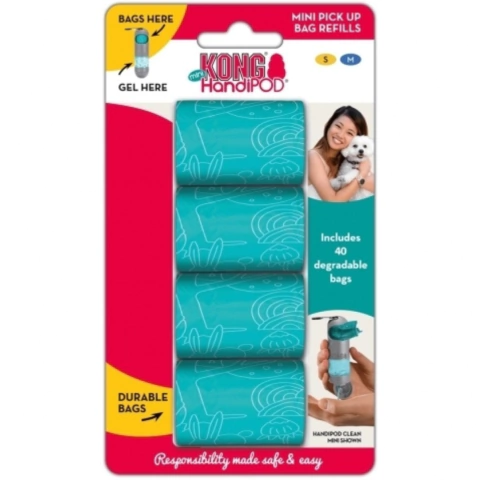 Kong Mini Handipod Bags Refil (Refil de Saquinho)