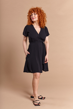 Vestido Dalia Corto Negro