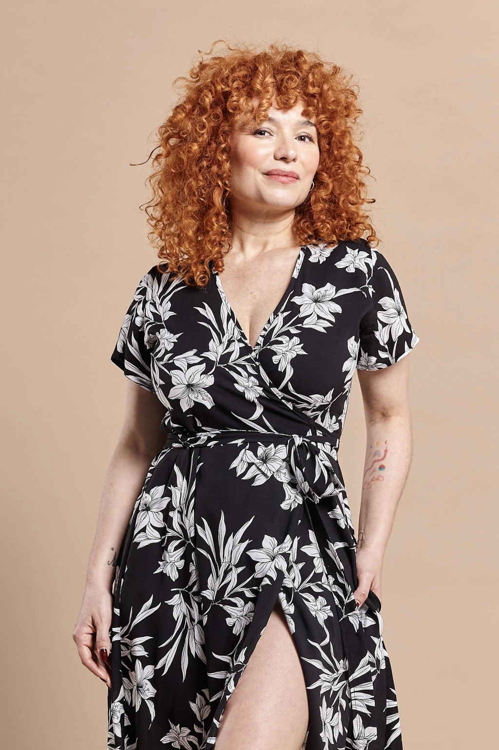Vestido Dalia Corto ByN