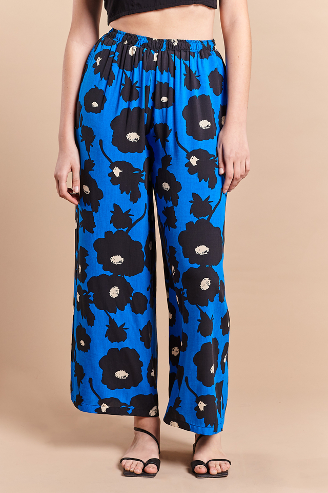 Pantalon Ritmo Largo Azul thumbnail 2