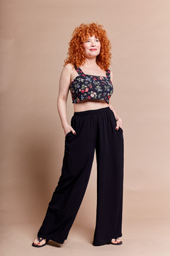 Pantalon Ritmo Largo Negro