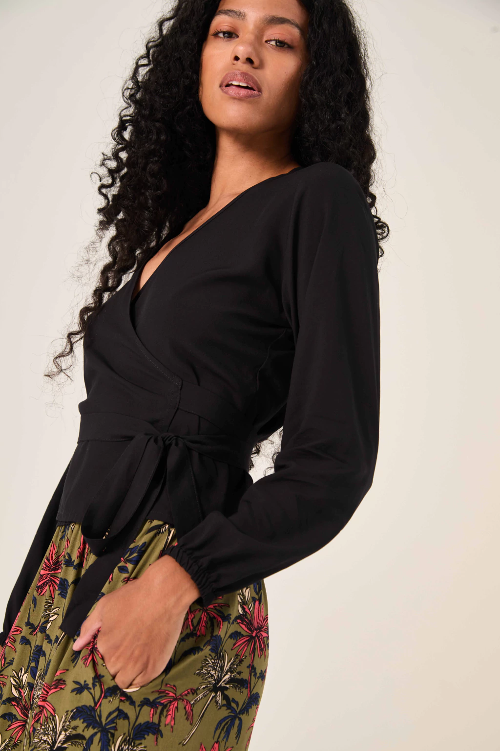 Kimono Sara Negro