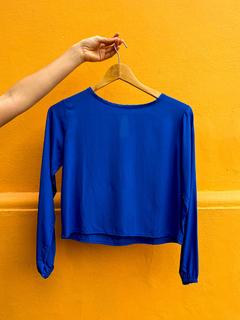 Blusa Ojal Azul en internet
