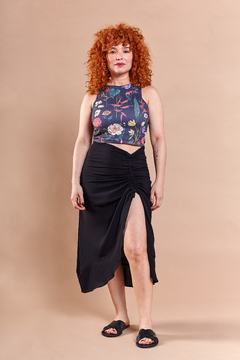 Pollera Frunce Negra