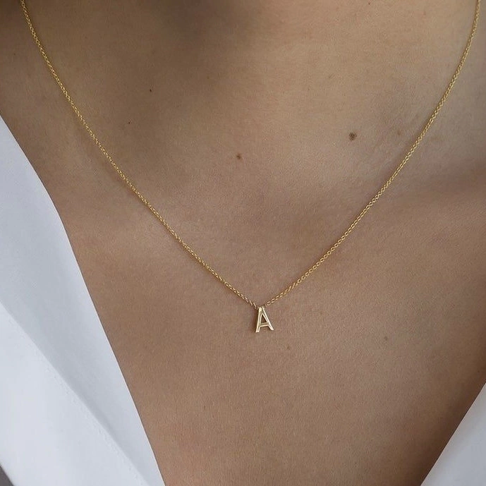 CHOKER LETTER ORO18K