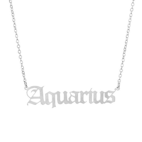 YOUR ZODIAC SIGN SILVER