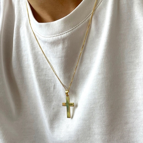 CADENA CRUZ GOLD