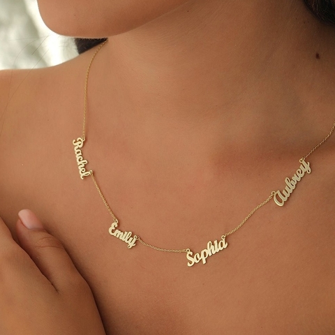 4 NAME NECKLACE