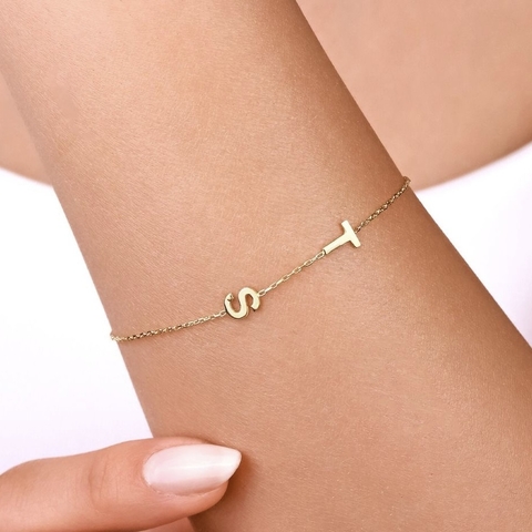 PULSERA DOBLE INITIAL
