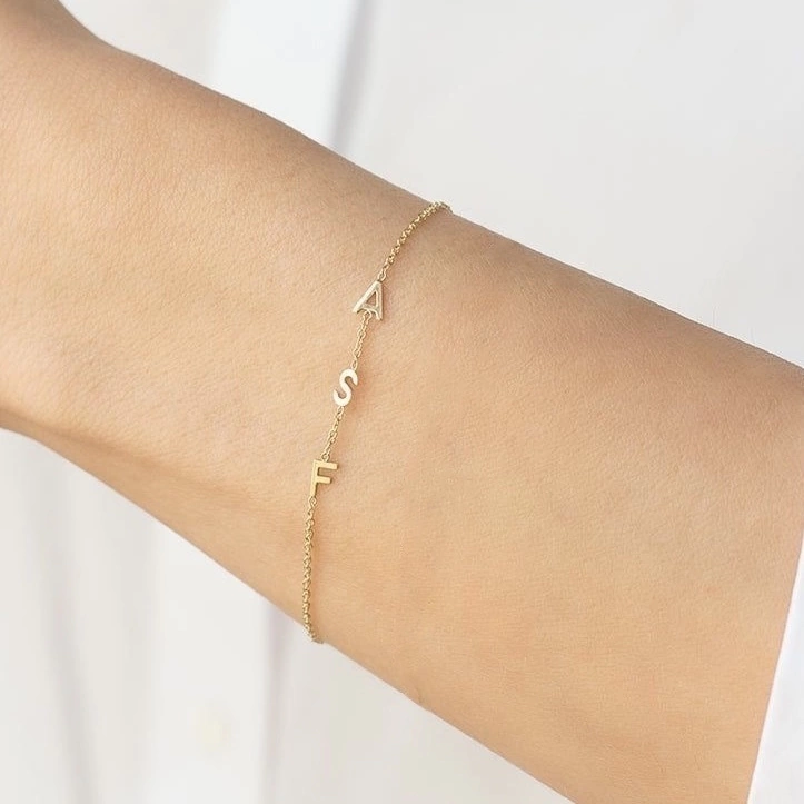 PULSERA TRIPLE INITIALS